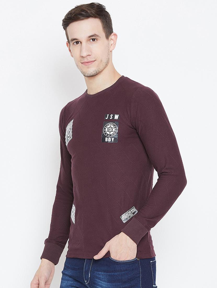 men round neck printed t-shirt - 18478824 - Standard Image - 1