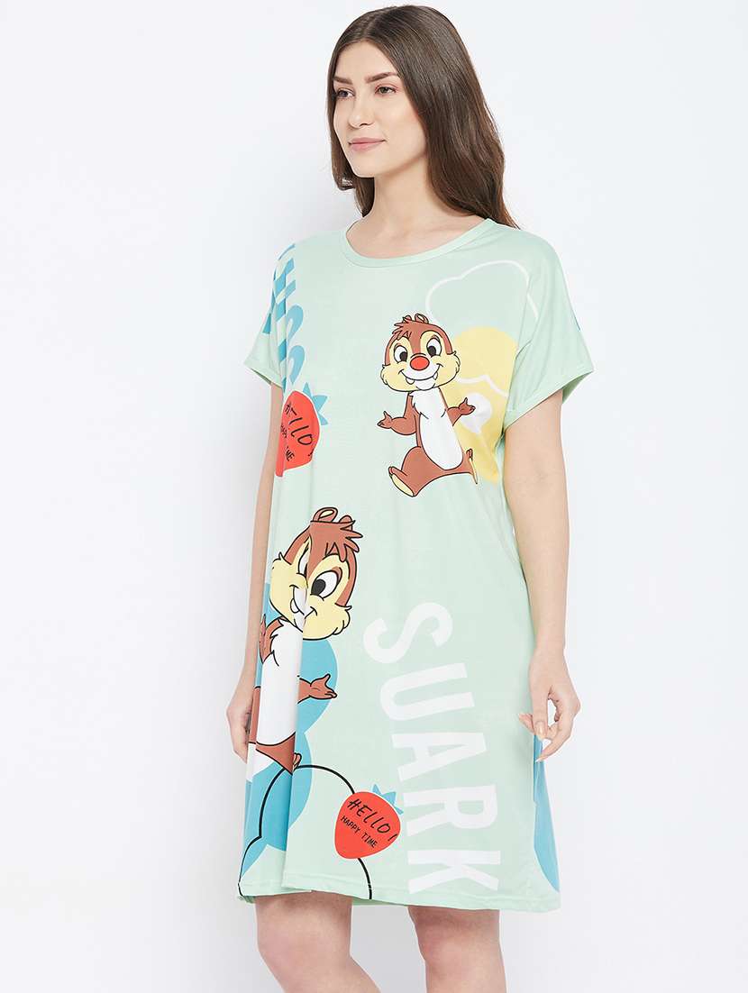 drop sleeved printed sleepshirts - 18478831 -  Standard Image - 1