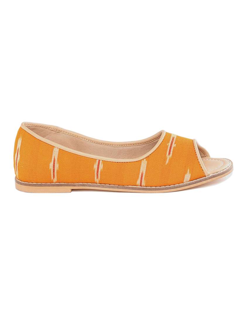 women yellow slip on ballerina - 18478872 -  Standard Image - 1