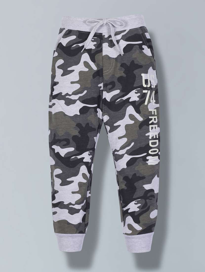 boys olive camouflage jogger 