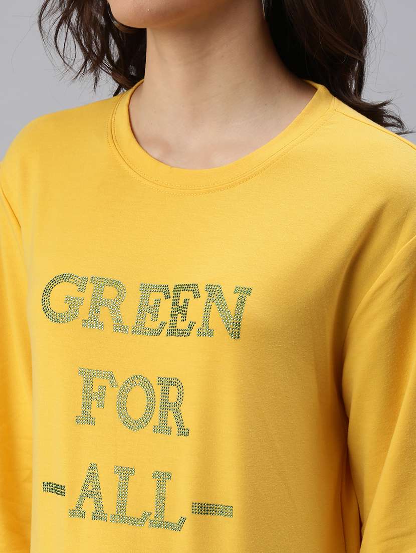 women's front print sweatshirt - 18479546 - Standard Image - 4