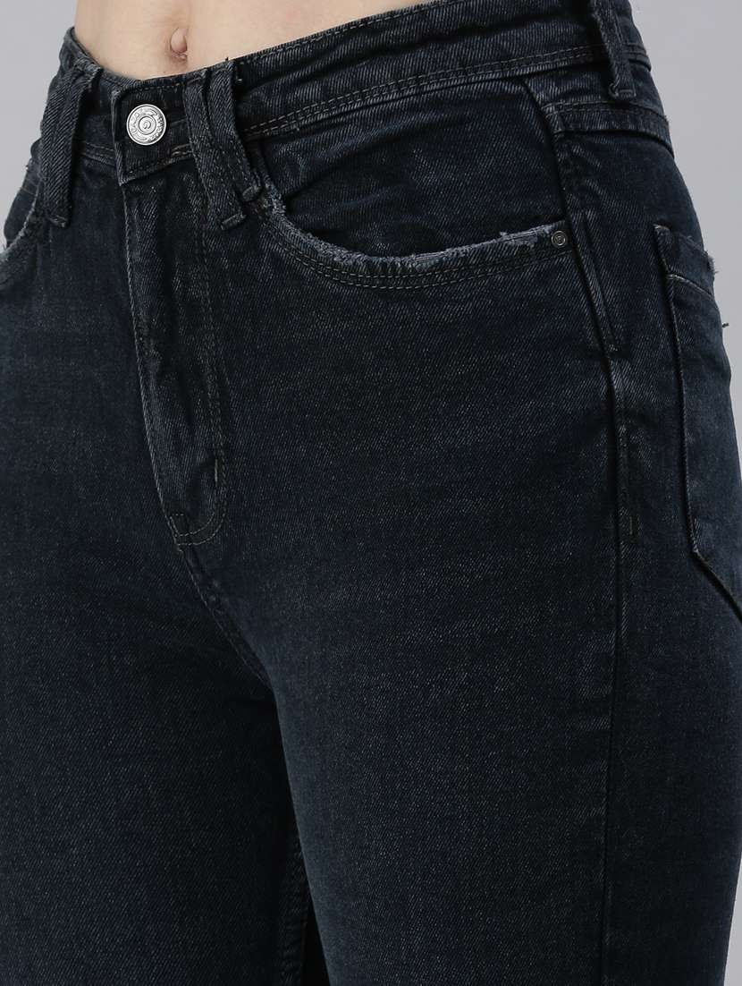 women's plain skinny fit jeans - 18479602 -  Standard Image - 4
