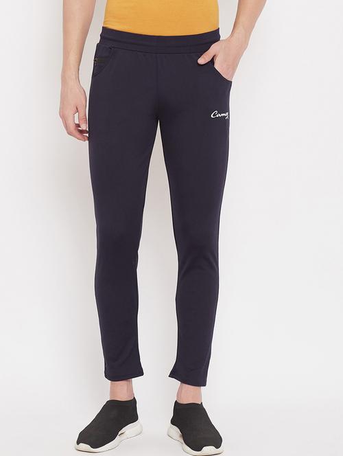 black solid track pant - 18479673 -  Standard Image - 0