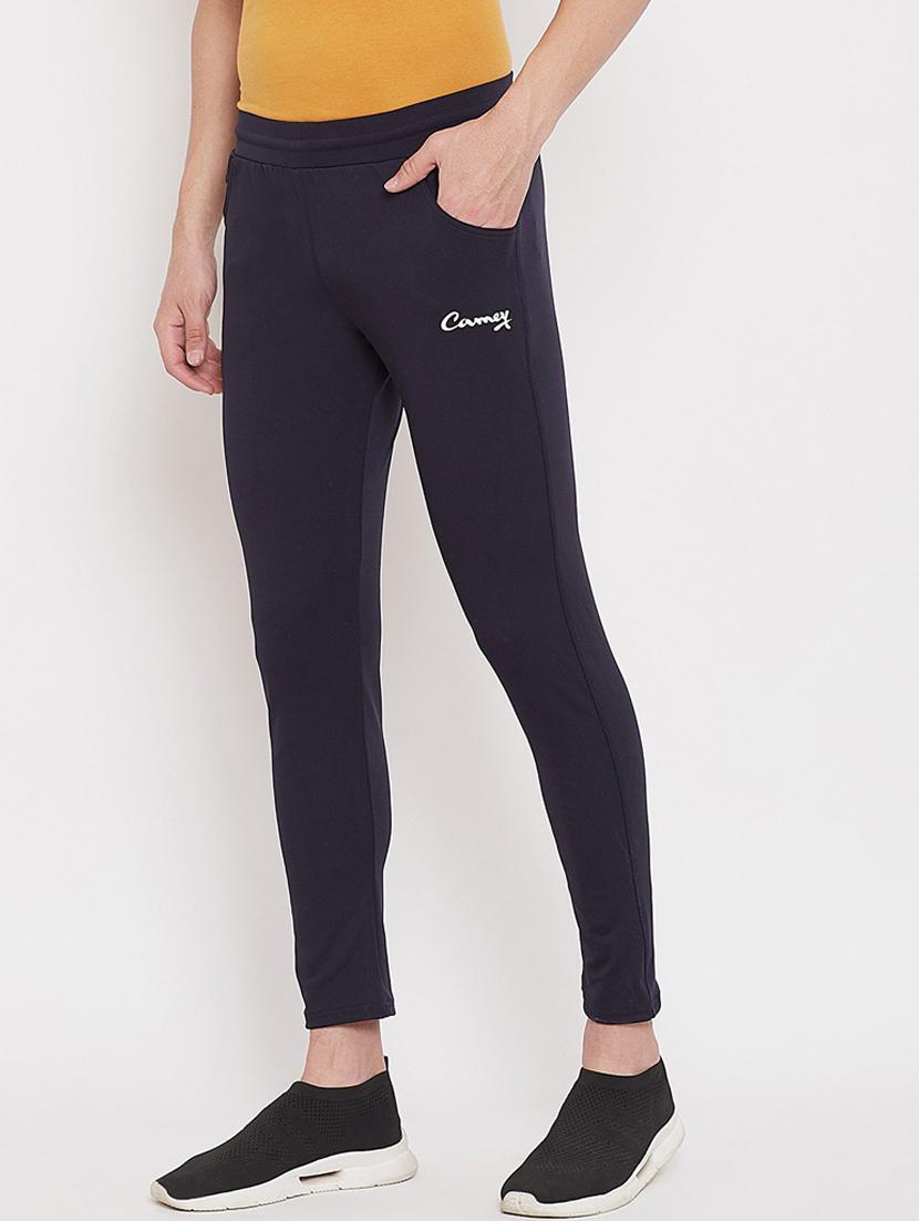 black solid track pant - 18479673 -  Standard Image - 1