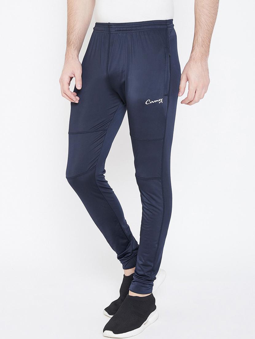 navy-blue solid track pant - 18479683 -  Standard Image - 1