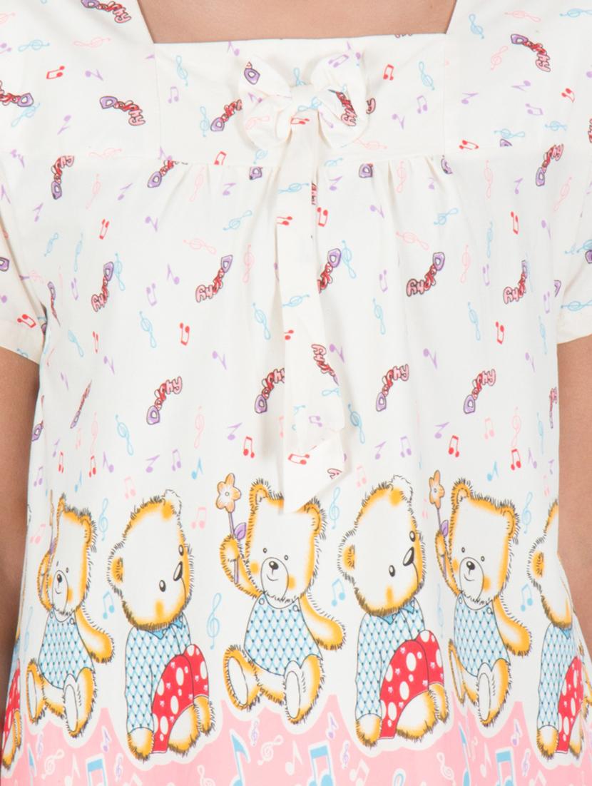 quirky printed nightwear capri set - 18479687 - Standard Image - 4