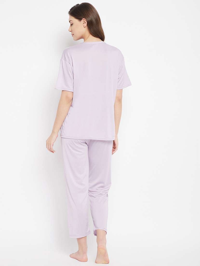 quirky printed nightwear pajama set  - 18479730 -  Standard Image - 1