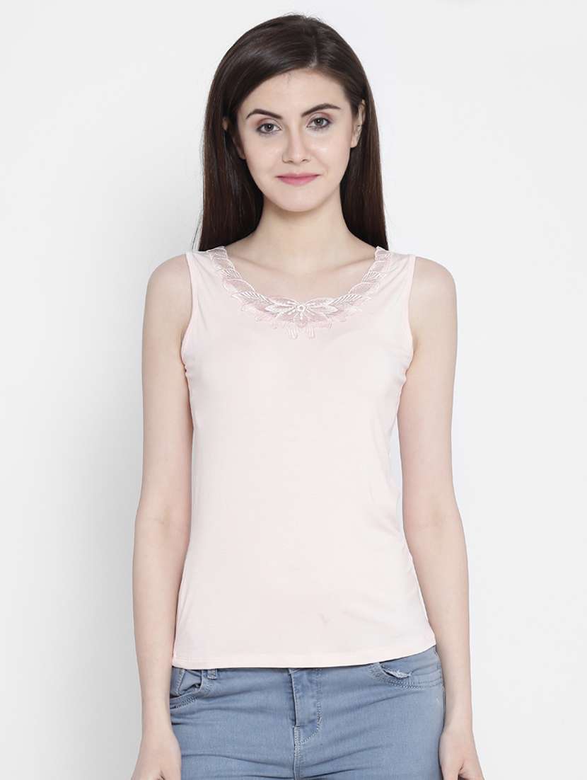 women's straight round neck top