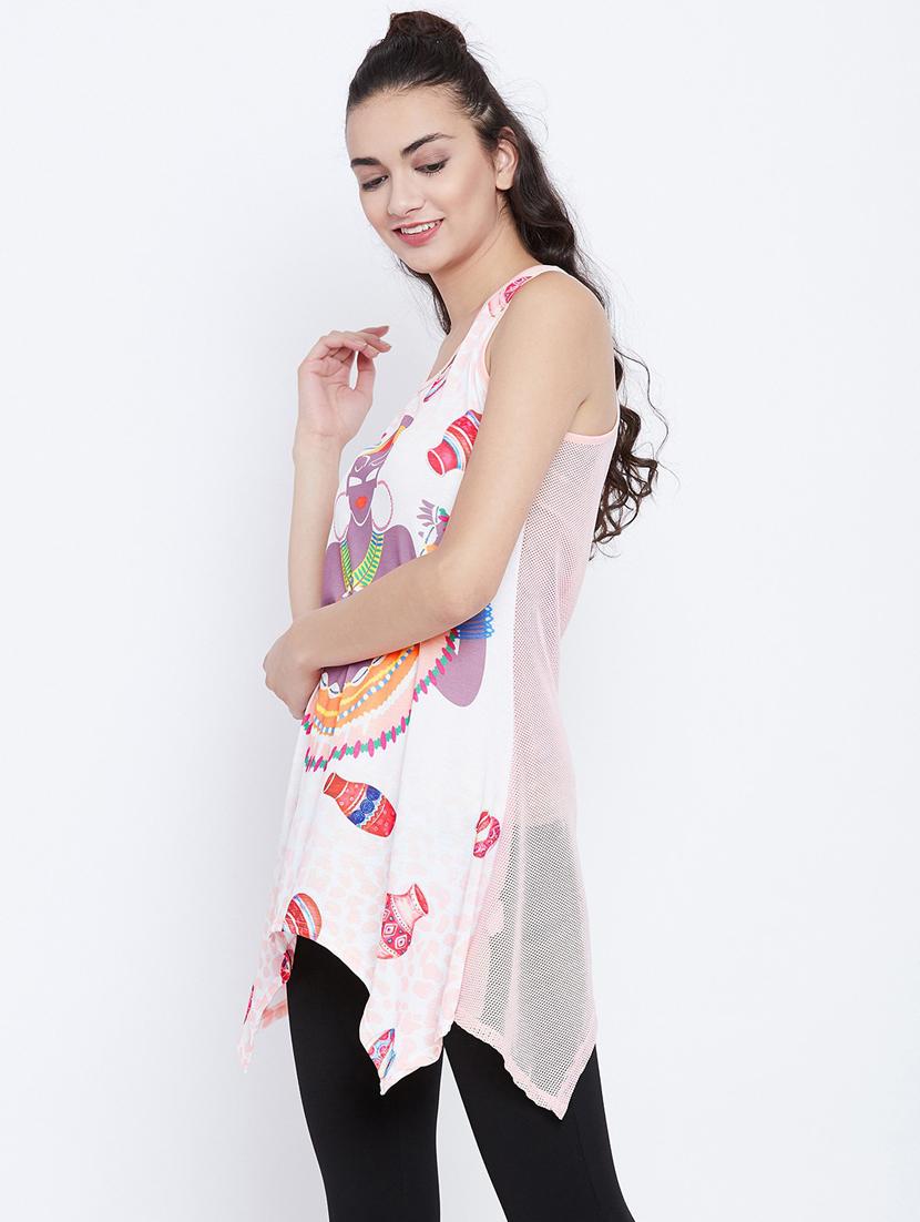 women's asymmetric round neck top - 18479872 -  Standard Image - 1