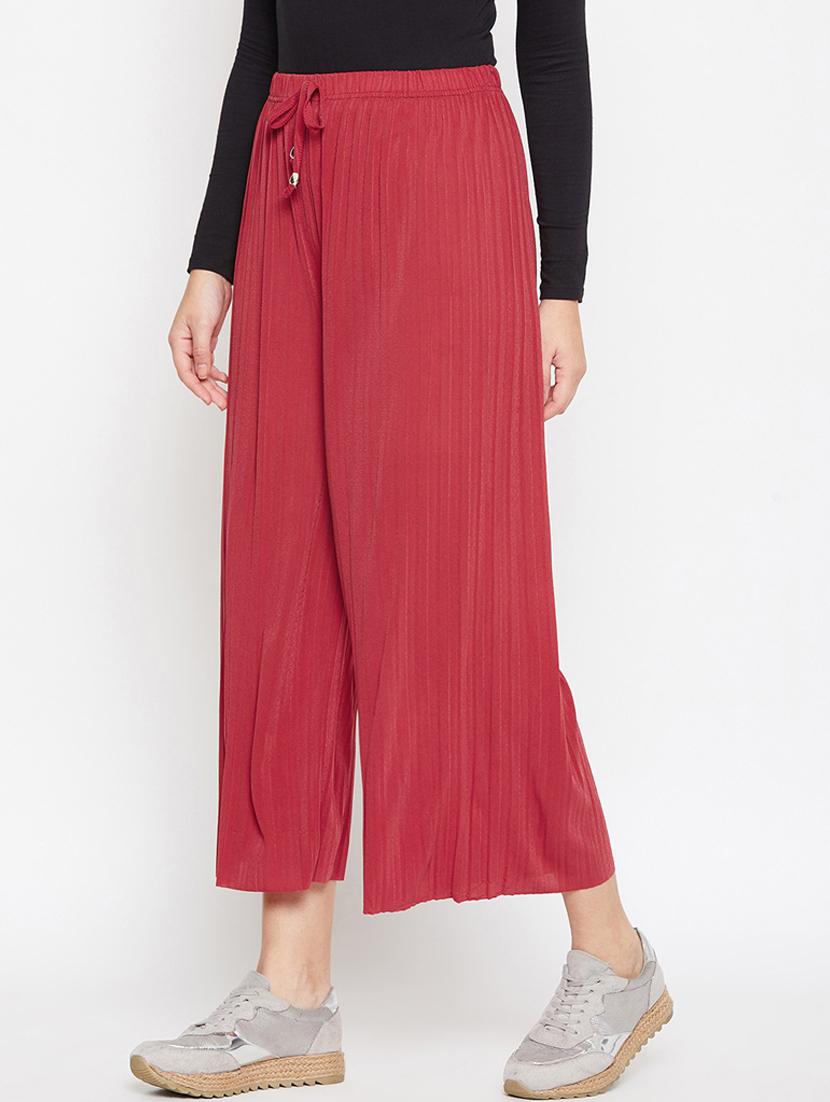 drawstring waist solid palazzo  - 18479925 -  Standard Image - 1