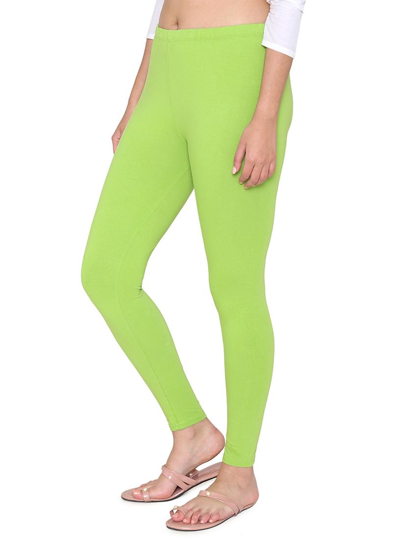 mid rise solid ankle length legging - 18480084 - Standard Image - 1