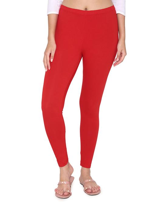 mid rise solid ankle length legging - 18480090 -  Standard Image - 0