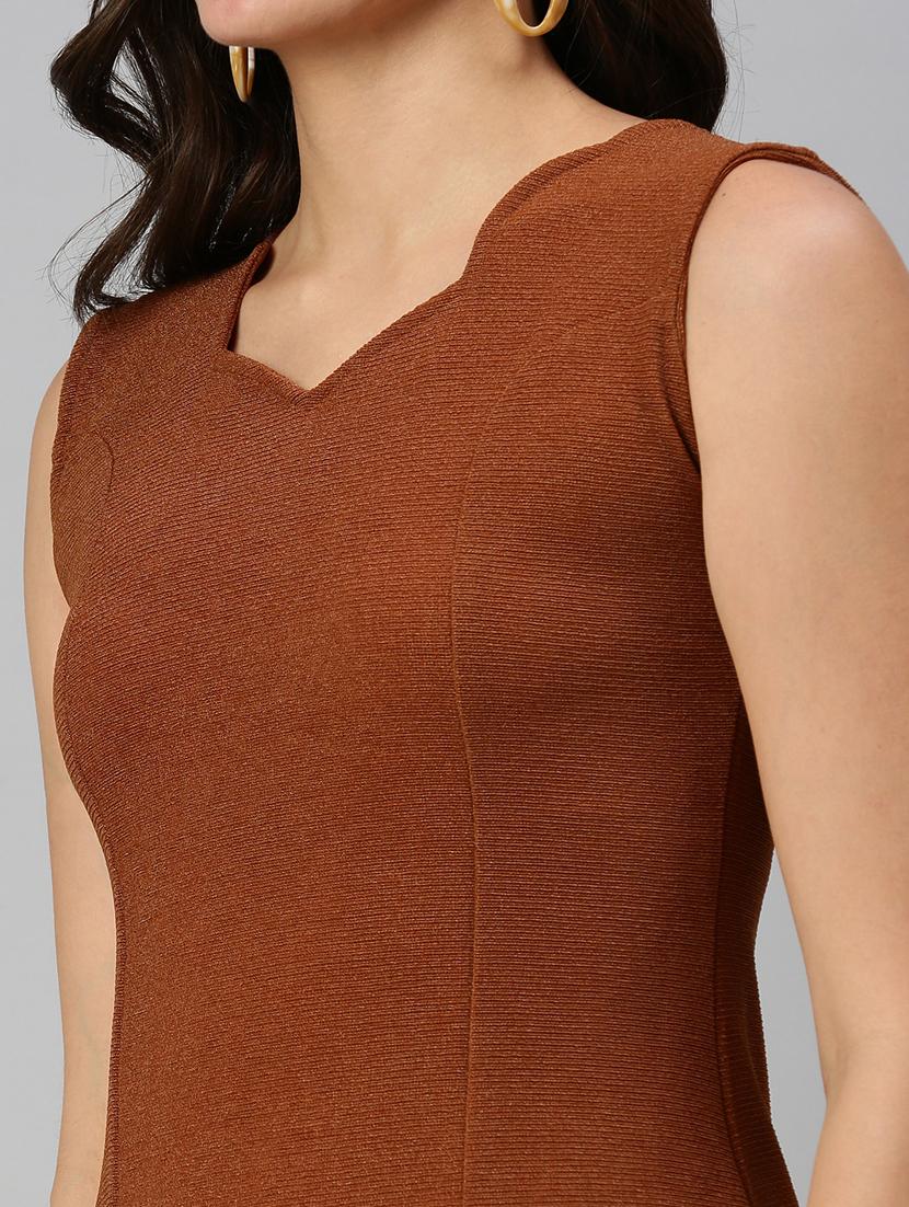 women's bodycon solid dress - 18480186 - Standard Image - 4