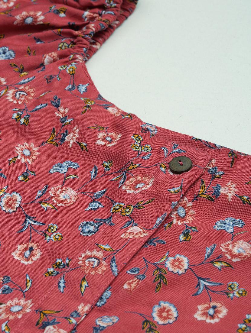 sweetheart neck floral a-line dress - 18480216 - Standard Image - 6