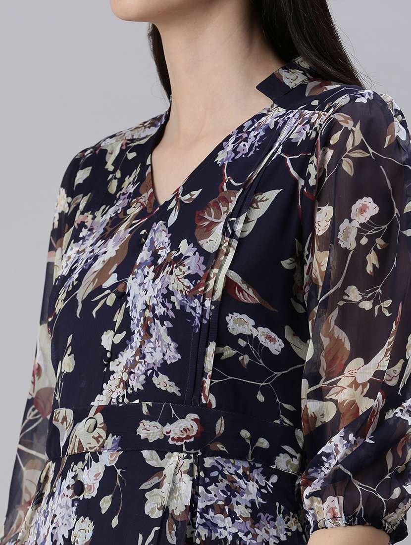 women's fit & flare floral dress - 18480235 -  Standard Image - 4