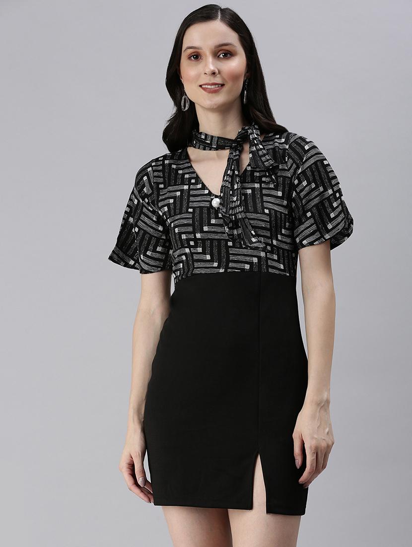 women's sheath geometric dress - 18480237 -  Zoom Image - 0