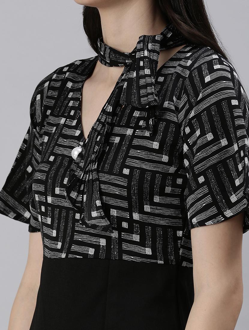 women's sheath geometric dress - 18480237 - Standard Image - 4