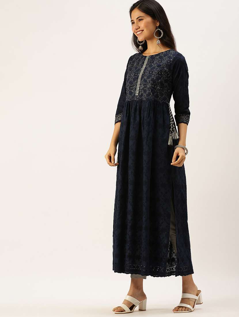 women's straight kurta - 18480661 -  Standard Image - 1