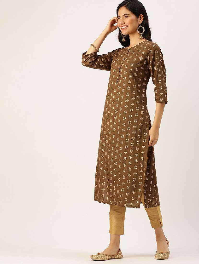women's straight kurta - 18480666 -  Standard Image - 1