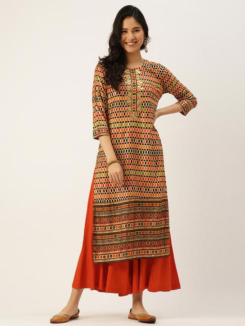women's straight kurta - 18480672 -  Standard Image - 0