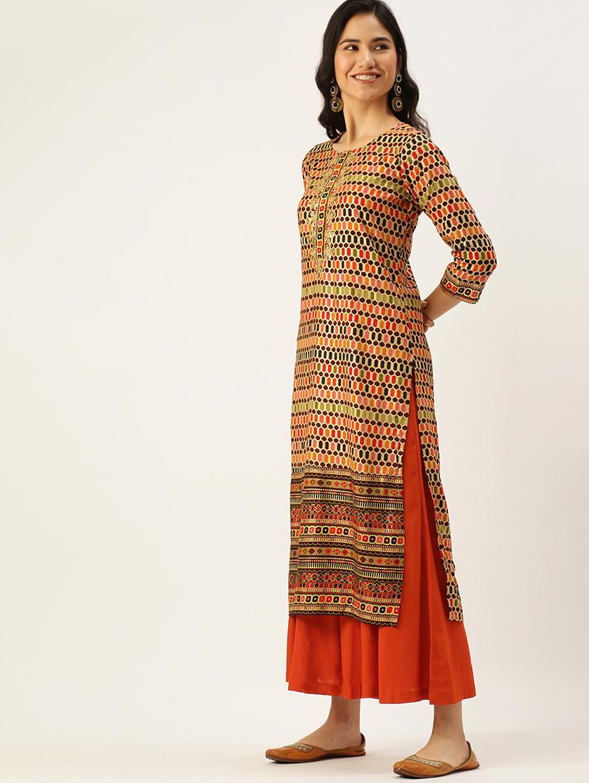 women's straight kurta - 18480672 -  Standard Image - 1