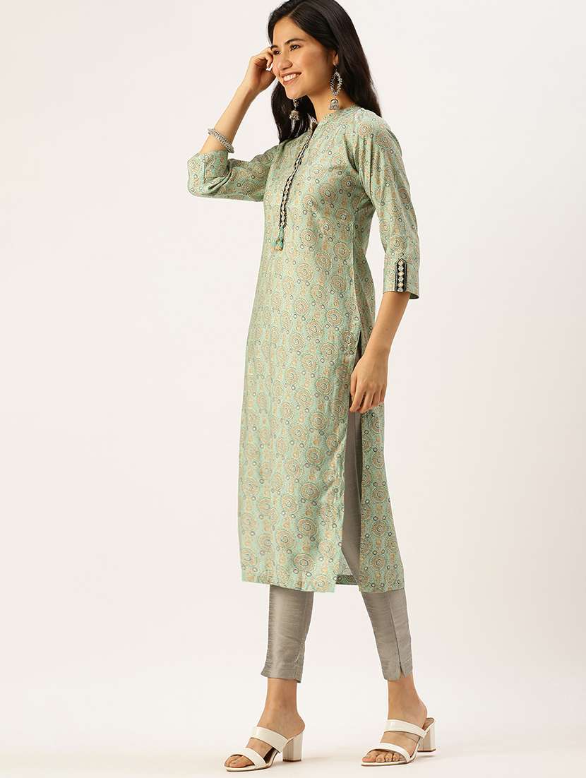 women's straight kurta - 18480707 -  Standard Image - 1