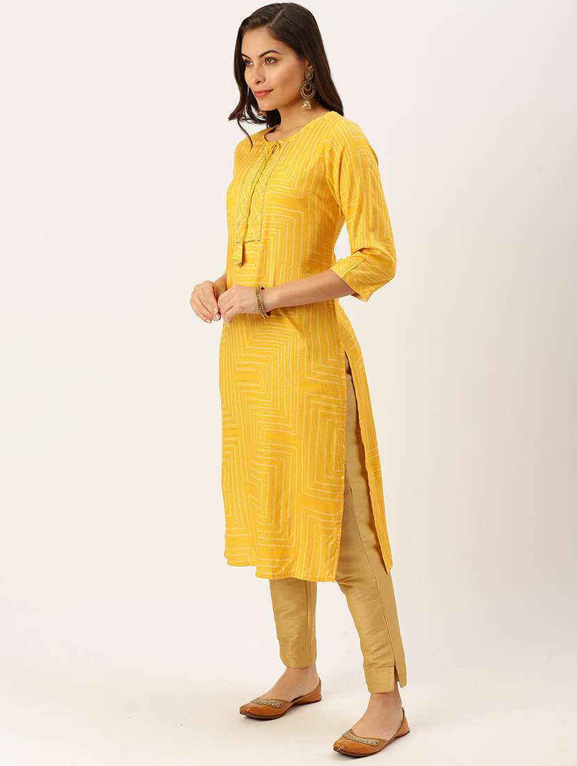 women's straight kurta - 18480746 -  Standard Image - 1