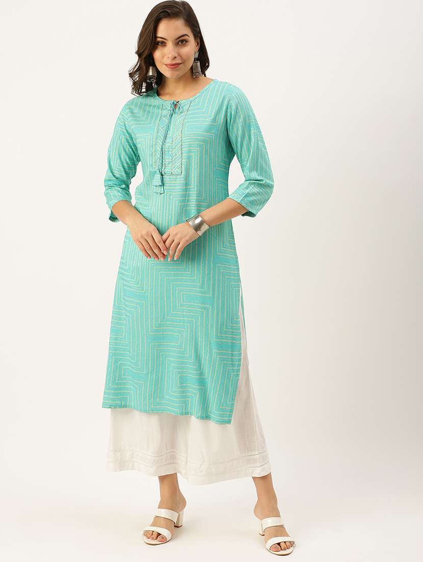 women's straight kurta - 18480747 -  Zoom Image - 0