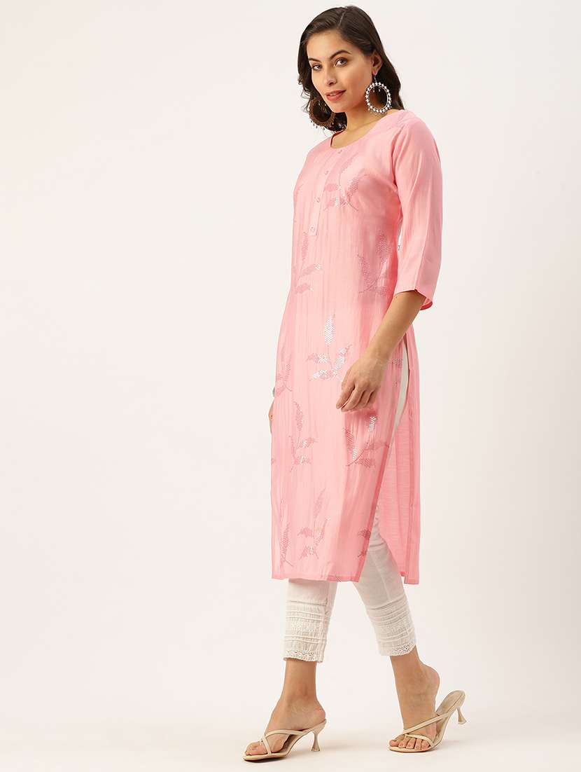women's straight kurta - 18480762 -  Standard Image - 1