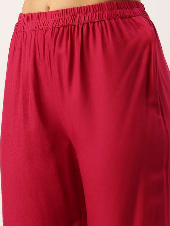 women floral kurta sharara set with dupatta - 18480970 -  Standard Image - 4