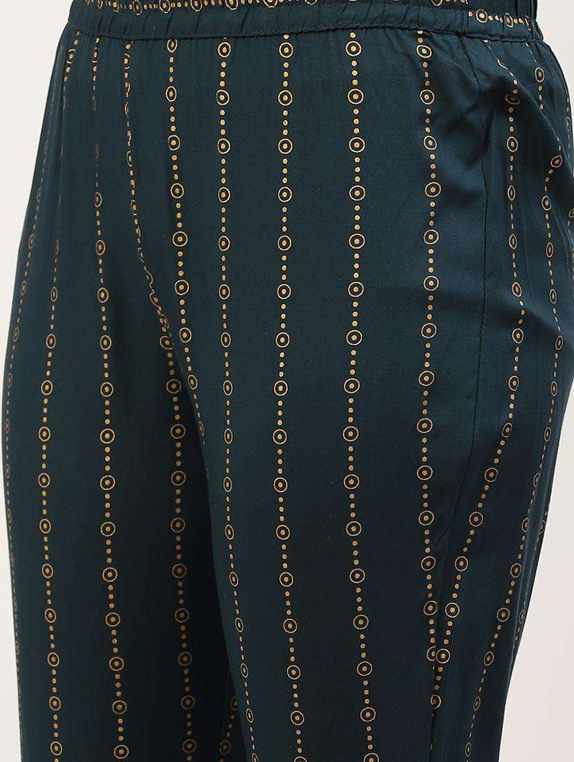 foil print kurta pant set with dupatta  - 18481106 -  Standard Image - 4