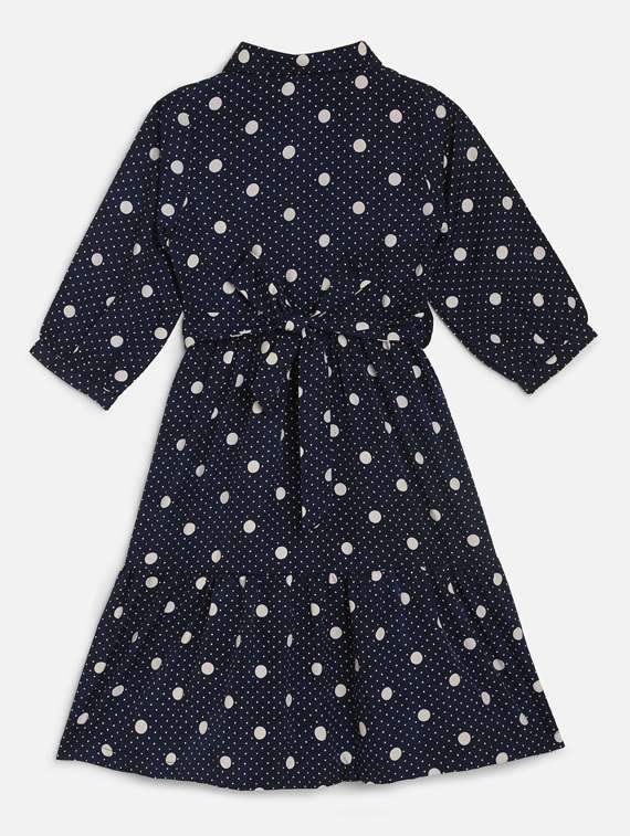 girls collared short sleeves frock - 18483392 -  Standard Image - 1