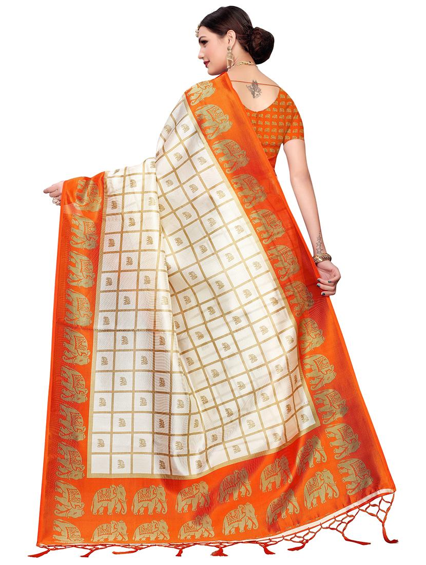 conversational printed saree - 18488524 - Standard Image - 1