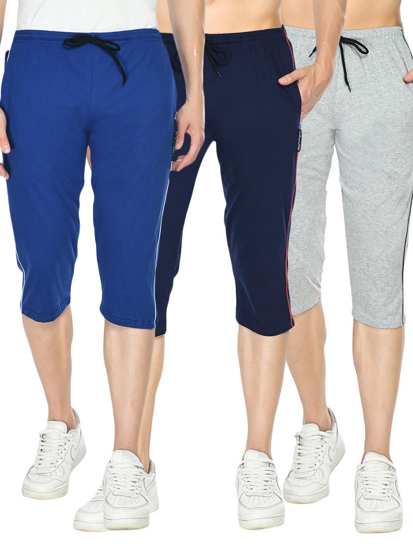 set of 3 solid three fourth