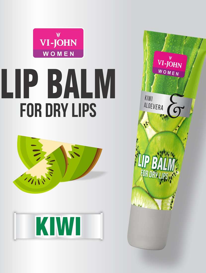 vi-john lip balm kiwi aloeverea  10gm pack of 12 - 18498742 -  Standard Image - 1