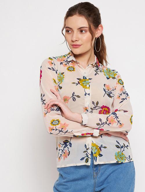 long sleeved floral shirt - 18499093 -  Standard Image - 0