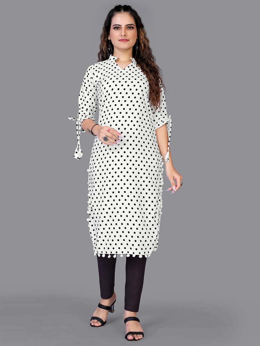 printed straight kurta 
