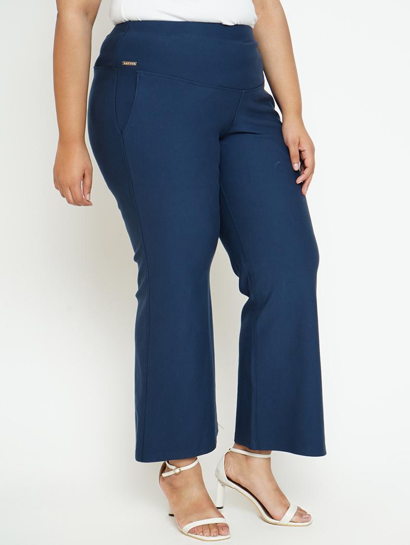 high waist plus size trouser - 18500225 -  Standard Image - 1