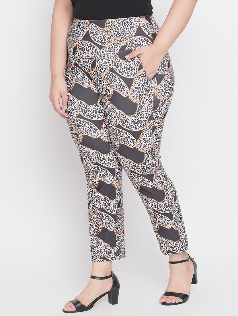 high rise printed plus size jegging - 18500251 -  Standard Image - 1