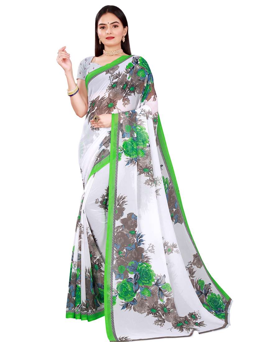 women's saree combo with blouse - 18500524 -  Standard Image - 1