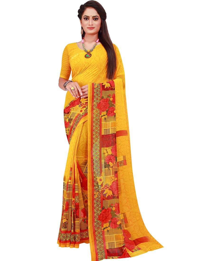 women's saree combo with blouse - 18500526 - Standard Image - 1