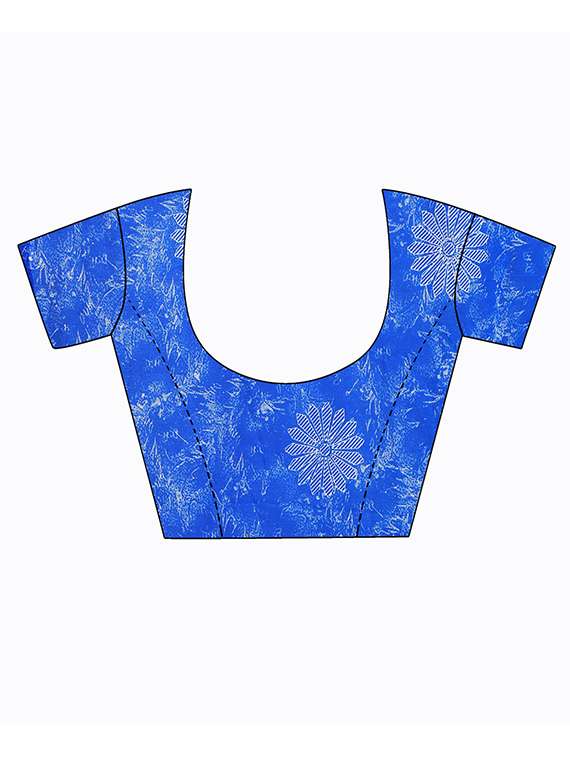 women's saree combo with blouse - 18500565 - Standard Image - 4
