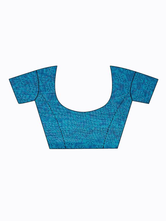 women's saree combo with blouse - 18500641 - Standard Image - 4