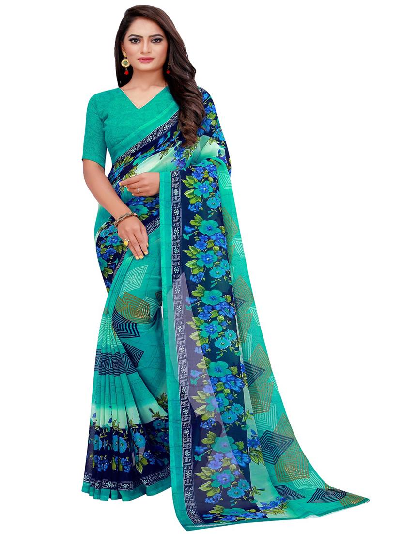 women's saree combo with blouse - 18500694 -  Standard Image - 1