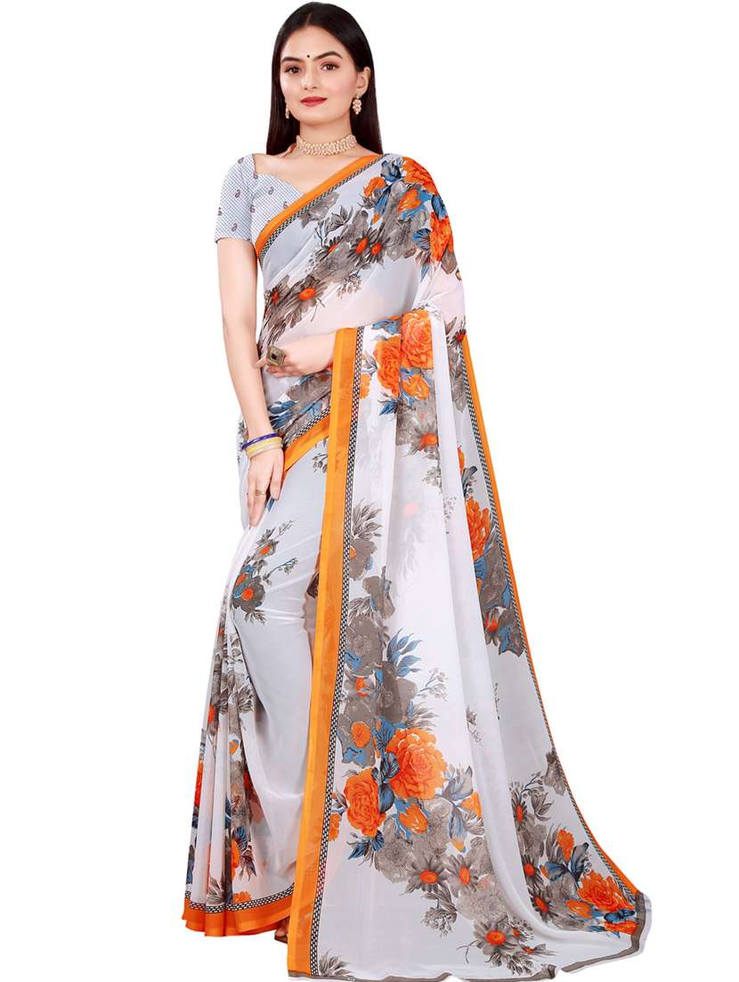 women's saree combo with blouse - 18500876 -  Standard Image - 1