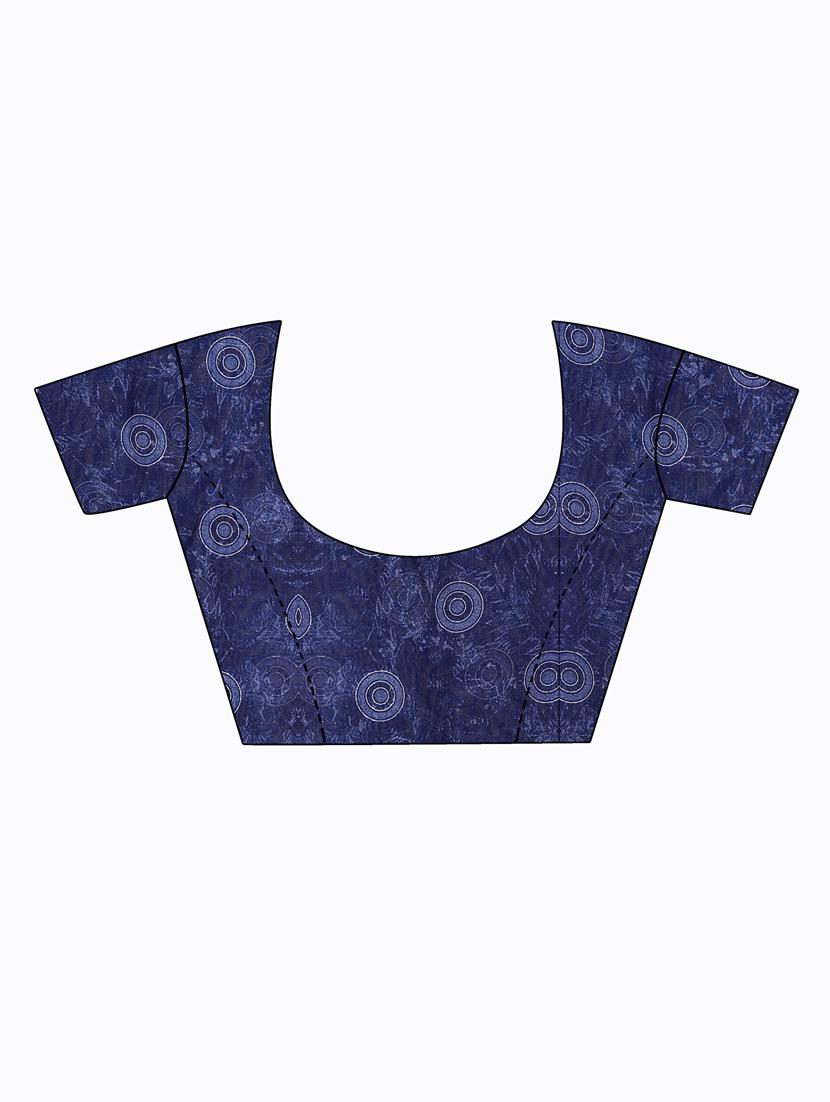 women's saree combo with blouse - 18501137 - Standard Image - 4