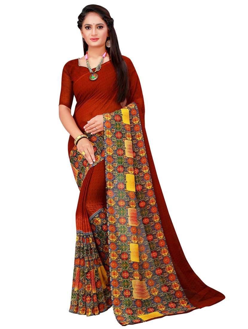 women's saree combo with blouse - 18501642 -  Standard Image - 1