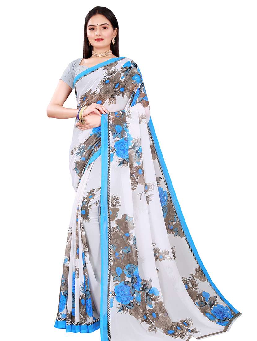 women's saree combo with blouse - 18501708 - Standard Image - 1