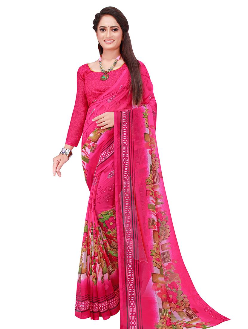 women's saree combo with blouse - 18501712 -  Standard Image - 1