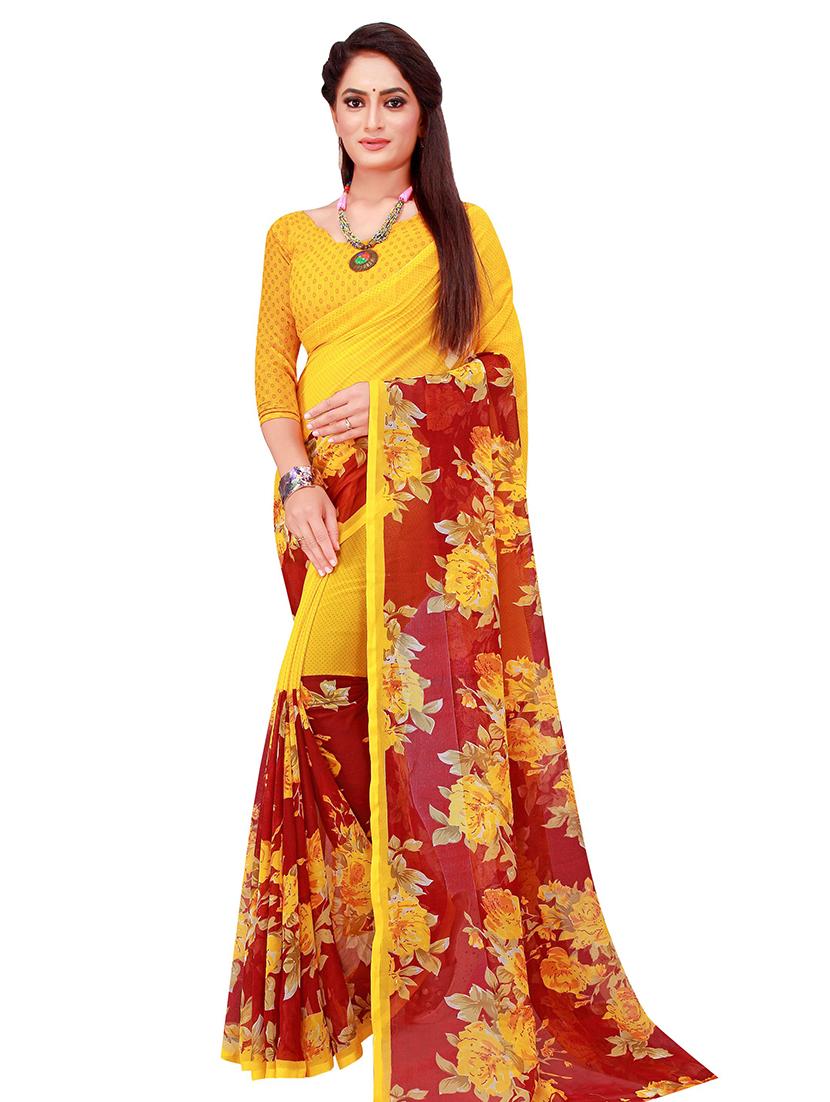 women's saree combo with blouse - 18501751 - Standard Image - 1